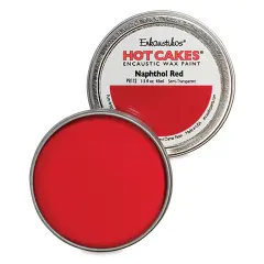 Enkaustikos Hot Cakes Encaustic Paint - Naphthol Red, 45 ml tin