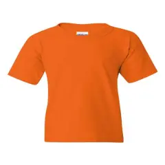 Gildan&reg; Heavy Cotton Youth Crewneck Short Sleeve T-Shirt - 5000B Safety Orange