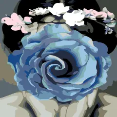 Artwille DIY Paint by Numbers for Adults and Kids, Acrylic Painting Kit - "Beautiful", 13.8 x 17.7 in