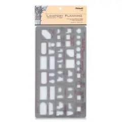 Chartpak Pickett Template - 1190i Duo Lavatory Planning