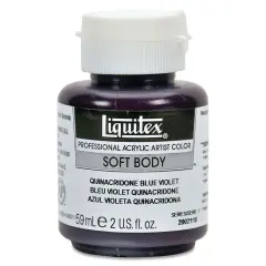 Liquitex Soft Body Artist Acrylics - Quinacridone Blue Violet, 59 ml bottle