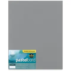 Ampersand Pastelbord Panel - 16" x 20", 1/8" Profile, Gray