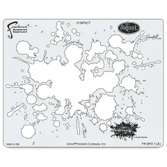 Iwata Artool Freehand Template - Splatter FX