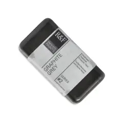R&F Encaustic Paint Block - Graphite Gray, 40 ml block