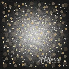 Champagne Spectrum Print Panel 43 x 43 Cotton Fabric by Hoffman of CA
