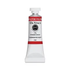Da Vinci Artists' Permanent Watercolor - Cadmium Red Deep (CL), 15 ml tube