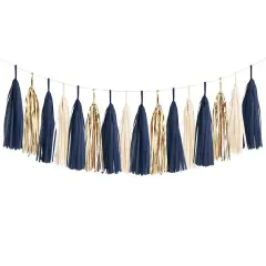 Tassel Garland Kit - Navy & Gold