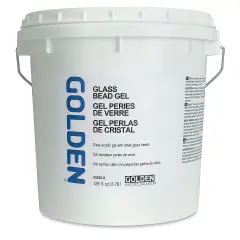 Golden Acrylic Medium - Glass Bead Gel, 128 oz tub
