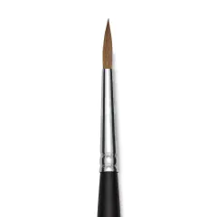 Old Holland Kolinsky Sable Brush - Round, Long Handle, Size 10