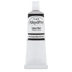 CAS AlkydPro Fast-Drying Alkyd Oil Color - Carbon Black, 70 ml tube