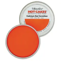 Enkaustikos Hot Cakes Encaustic Paint - Cadmium Red Vermilion, 45 ml tin