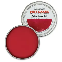Enkaustikos Hot Cakes Encaustic Paint - Quinacridone Red, 45 ml tin