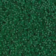 Miyuki Delica Bead 15/0, DBS0767, Matte Transparent Dark Emerald