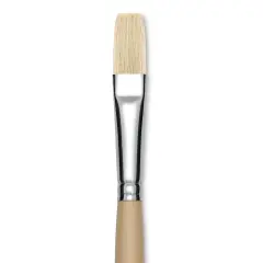 Robert Simmons Signet Brush - Flat, Long Handle, Size 8