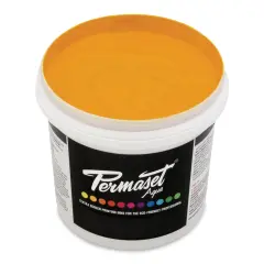 Permaset Aqua Fabric Ink - Yellow Red, Liter
