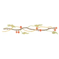 Autumn Berry Vine Wall Stencil | 3245 by Designer Stencils | Floral Stencils |