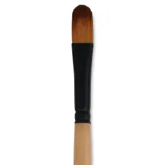 Dynasty Black Gold Brush - Filbert, Short Handle, Size 10