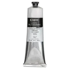 Cranfield Artists' Oils - Titanium White (Safflower), 225 ml, Tube