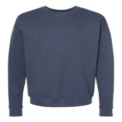 Tultex&reg; Fleece Crewneck Sweatshirt Heather Denim