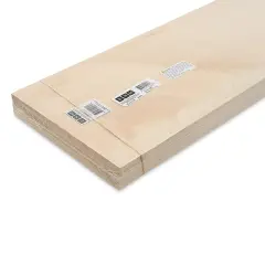 Bud Nosen Basswood Sheets - 1/8" x 8" x 24", 10 Sheets