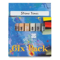 Art Spectrum Pastel 6ix Pack Set - Stone Tones, Set of 6
