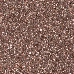 Miyuki 15/0 Round Seed Bead, 15-197, Copper Lined Crystal