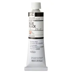 Holbein Artists' Oil Color - Blue Black, 40 ml tube