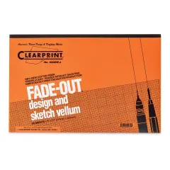 Clearprint Drafting and Design Fade-Out Vellum - 11" x 17", 4 x 4 Grid, 50 Sheets