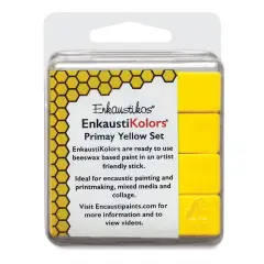 Enkaustikos EnkaustiKolors Paint Set - Primary Yellow Set