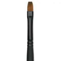 Rapha&euml;l Stradivarius Synthetic Kolinsky Sable Brush - Flat, Size 8, Short Handle