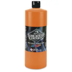 Createx Wicked Colors Airbrush Color - 32 oz, Fluorescent Sunburst