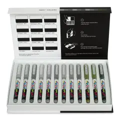 Karin Pigment Decobrush Markers - Grey Colors, Set of 12