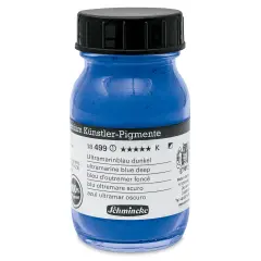 Schmincke Pigment - Ultramarine Blue Deep, 100 ml jar