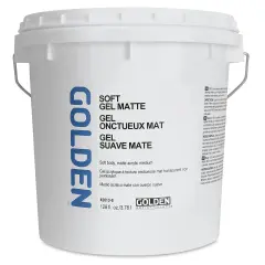 Golden Soft Acrylic Gel Medium - Matte, 128 oz tub