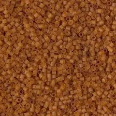 Miyuki Delica Bead 15/0, DBS0764, Matte Transparent Dark Topaz