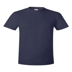 Hanes&reg; Perfect-T Soft Cotton Crewneck Short Sleeve T-Shirt Navy