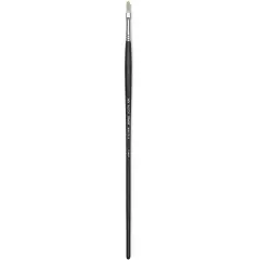 Blick Studio Bristle Brush - Filbert, Long Handle, Size 6
