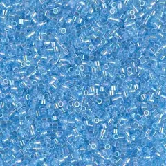 Miyuki Delica Bead 15/0, DBS0176, Transparent Aqua AB