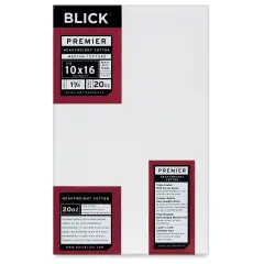 Blick Premier Heavyweight Stretched Cotton Canvas - 10" x 16", 1-3/8" Profile