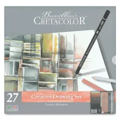 Cretacolor Intermediate Drawing Set - Tin Box