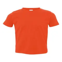 Rabbit Skins&reg; Toddler Crewneck Short Sleeve Fine Jersey Tee Orange