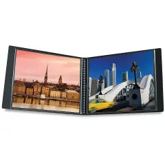 Itoya Art Profolio Multi-Ring Binder - 8 1/2" x 11", Black, Landscape