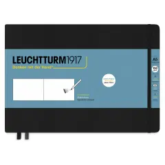 Leuchtturm1917 Sketchbook - Black, 5-3/4" x 8-1/4"