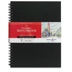 Stillman & Birn Alpha Series Sketchbook - 12" x 9", Portrait, Wirebound, 50 Sheets