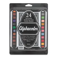 Alphacolor Soft Pastels - Basic Colors, Set of 24