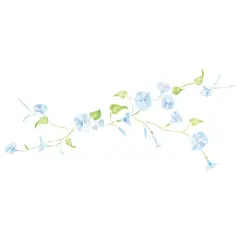 Morning Glory Flower Wall Stencil | 3252 by Designer Stencils | Floral Stencils |