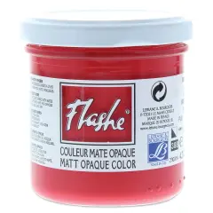 Lefranc & Bourgeois Flashe Vinyl Paint - Ruby Red, 125 ml jar