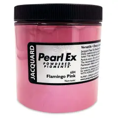 Jacquard Pearl-Ex Pigment - 4 oz, Flamingo Pink, Jar