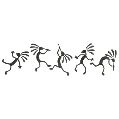 Kokopellis Wall Stencil | 3171 by Designer Stencils | Reusable Stencils for Painting |