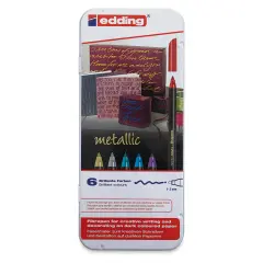 Edding Metallic Markers - Set of 6